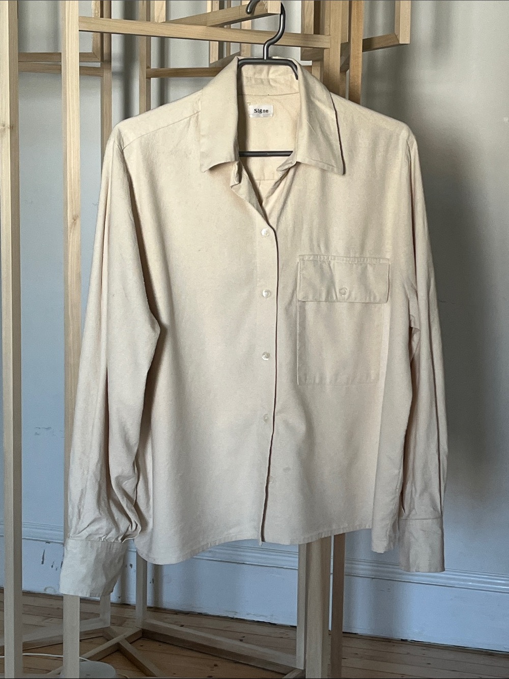 Oversized silk blouse - Signe